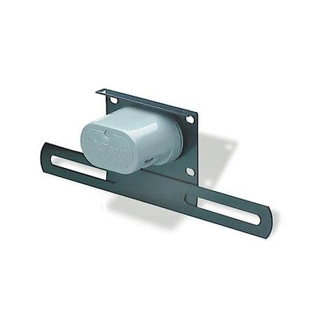 License Light With Metal Bracket, Clear/Black