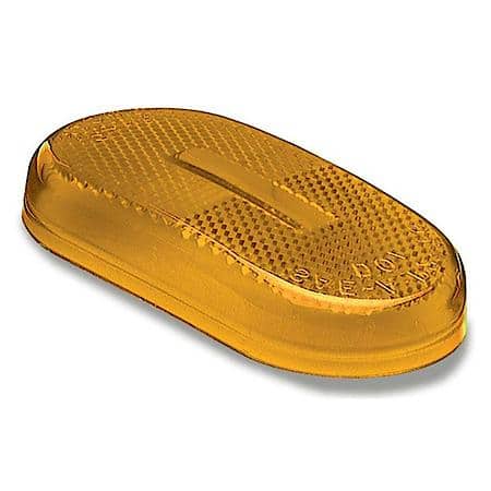 Clearance Marker Replacement Lenses Two Bulb Oval Lens Amber