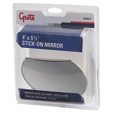 Stick On Convex Mirror 4" x 5 1/2"