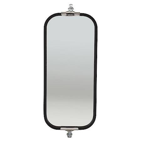OEM-Style Flat Ribbed-Back West Coast Mirror, Stainless Steel