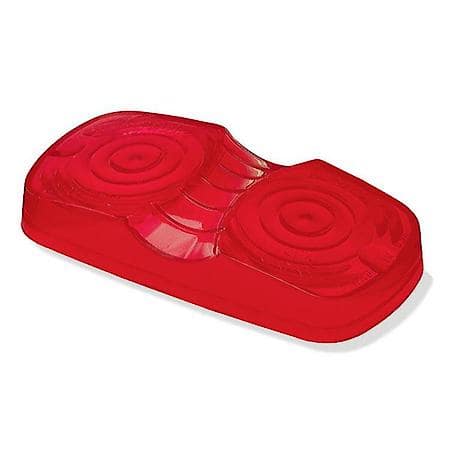 Clearance Marker Replacement Lens, Two-Bulb Square, Red