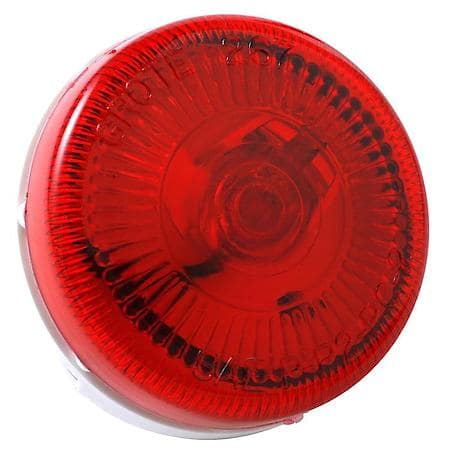 Surface Mount Single Bulb Clearance Marker Light, 2-1/2", Red