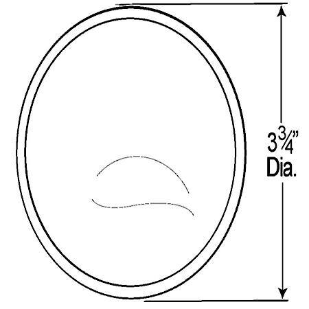 Stick On Convex Mirror 3 3/4"