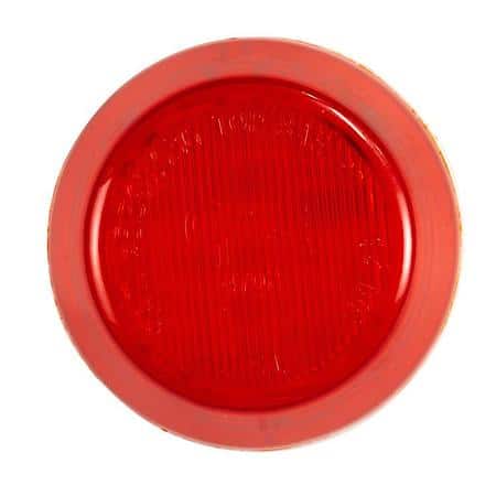 Clearance Marker Lamp, 2.5", Red, High Count LED, 9 Diode
