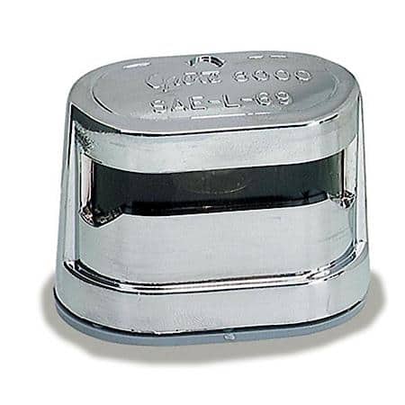 Resealable License Light, Triple Chrome