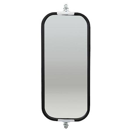 OEM-Style Flat Ribbed-Back West Coast Mirror, White