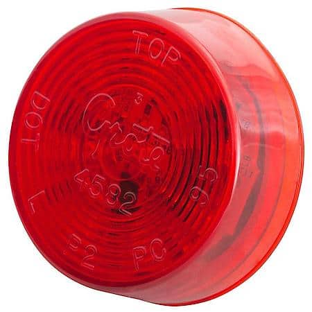 Hi Count 2in 9 Diode LED Clearance Marker Lights Red