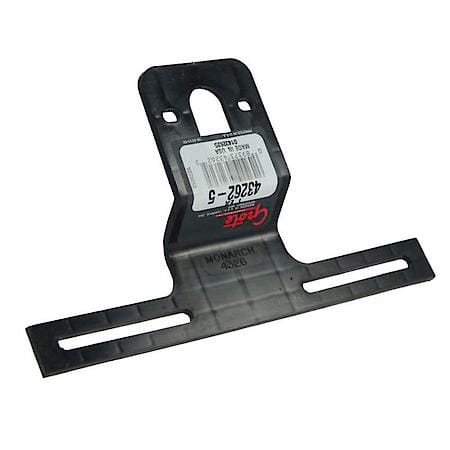 Universal Offset License Plate Bracket, Black