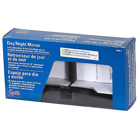 Inside Rear View Mirror - 10", Black