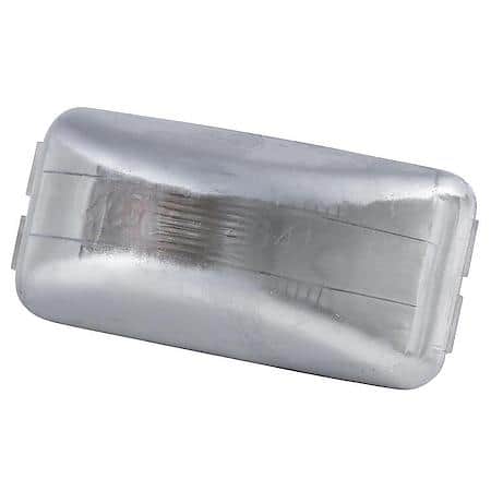 Small Rectangular License Light, Clear