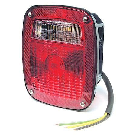 Stop/Turn/Tail Lamp, 3-Stud, Fits Peterbilt/Chevy/Jeep/GMC, With Pigtail