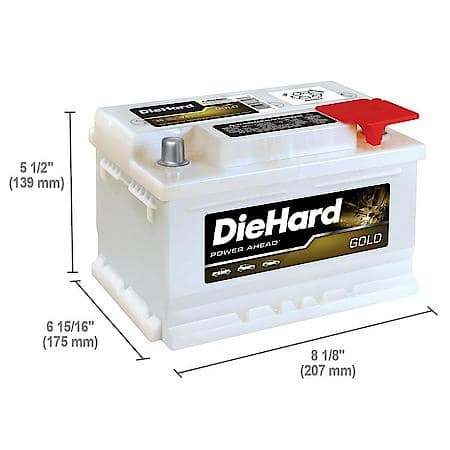 Battery : V4 Group Size, 520 CCA, 650 CA, 35 Amp Hour Capacity