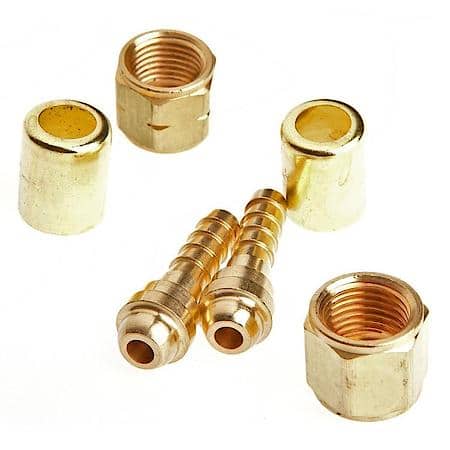 Oxygen / Acetylene Hose Repair 6-Piece Kit, 1/4 Inch Hose