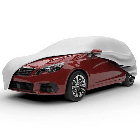 Rain Barrier Station Wagon Cover Grey Size S2 Fits up to 16 ft. 8 in. L, Water Resistant