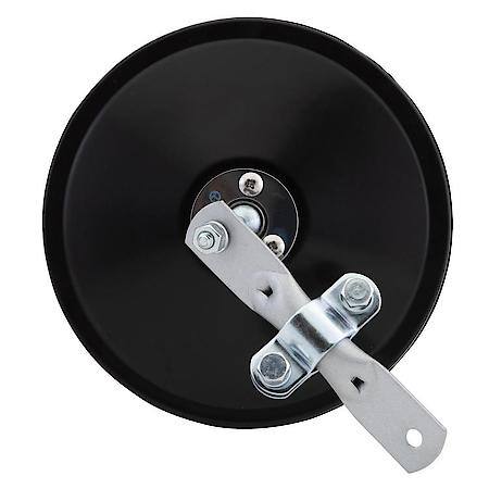 6" Convex Center-Mount Spot Mirror, with Arm Assembly, Powder Coat, Black