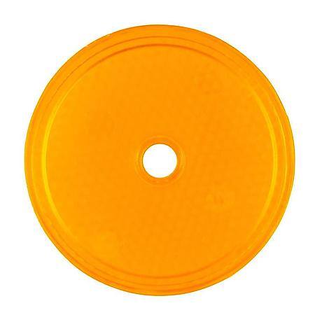 Sealed Center-Mount Reflector, 2" Yellow