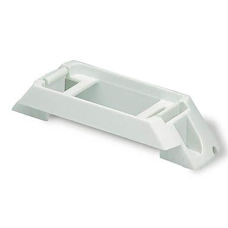 Rail-Mount Bracket For Small Rectangular Lights, White Kit (42131 + 67050)
