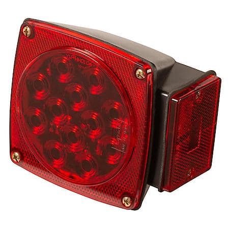Submersible LED Trailer Lighting Kit, RH Stop Tail Turn, Replacement, Red