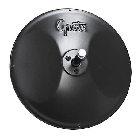 Round Convex Mirror with Center Mount Ball Stud - 8", Black