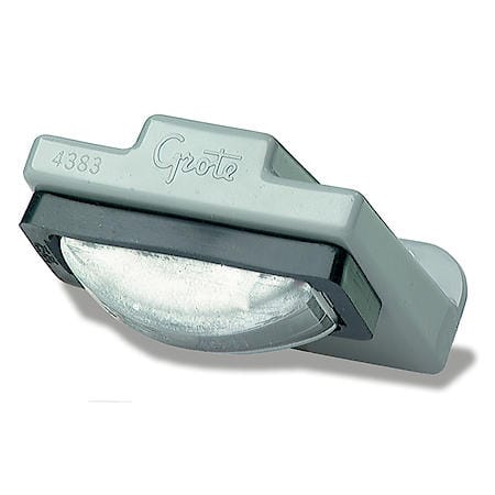 Small Rectangular License Light, Clear Kit (60261 + 43830)