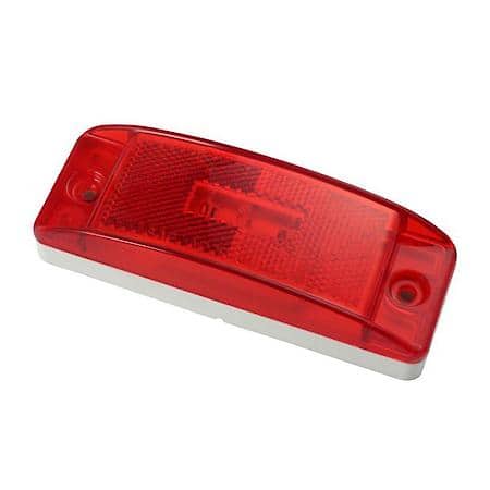 Clear Marker Lamp Red S-Nova LED Solid Turtleback II