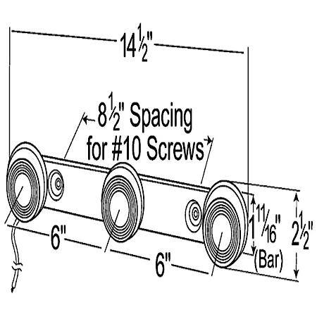 Low Profile Light Bars, Round Style
