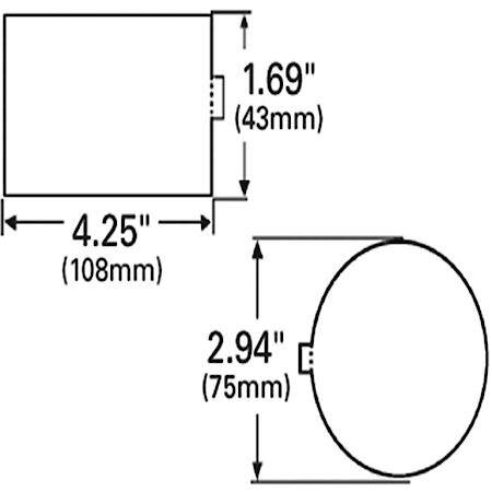 Stick-On Tape Reflector, Red