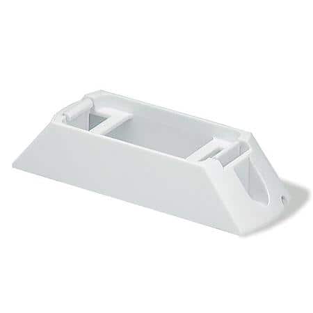Header Mount Bracket for Small Rectangular Light, White Kit