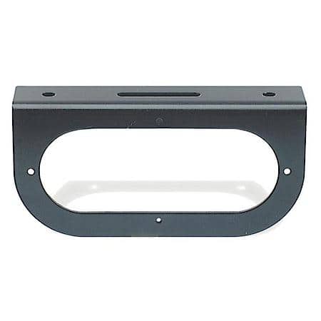 Mounting Bracket For 6" Oval Lights, 90 ° Angle Bracket, Black