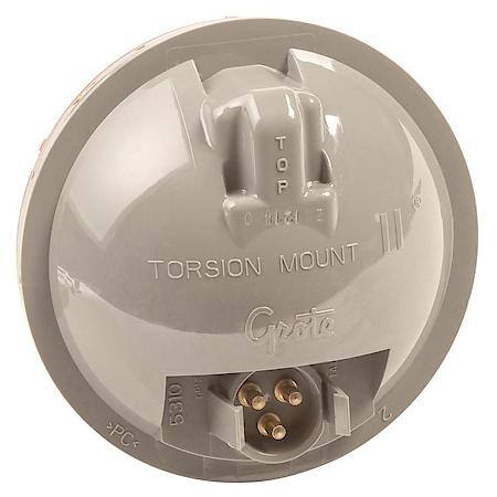Torsion Mount ® II 4" Stop Tail Turn Light, Male Pin, Red