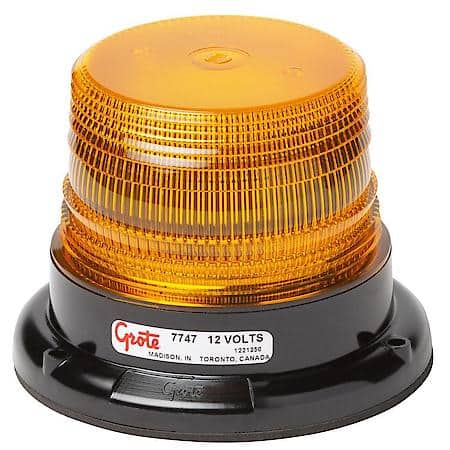 Mighty Mini LED Strobe, Permanent Mount, Yellow