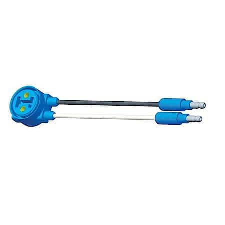 Turtleback ® II Double-Seal Light Pigtail, 6" Long, Ground Return, Standard .180 Male