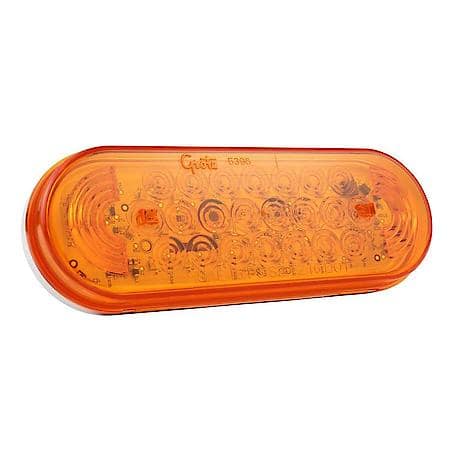 Oval LED Strobe Light, Yellow