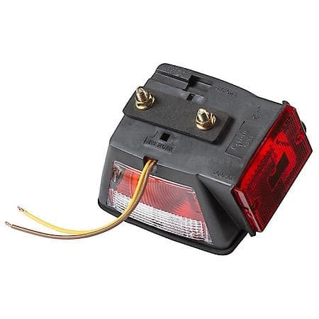 Submersible Trailer Lighting Kit, LH Stop Tail Turn Replacement, Red