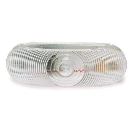 Economy Oval Dual-System Backup Light, Female Pin, Clear