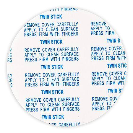 2 1/2" Round Stick-On Reflector, Red