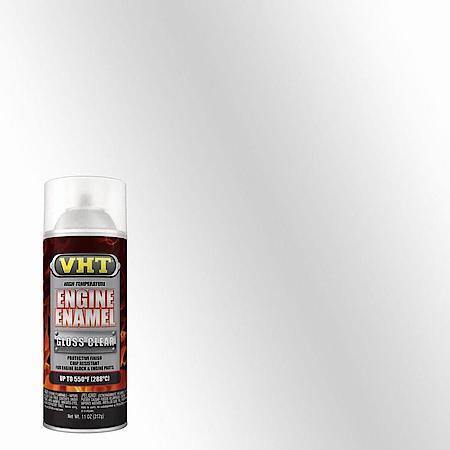 VHT, Engine Enamel, High Heat Spray Paint, Gloss, Clear, 11-oz