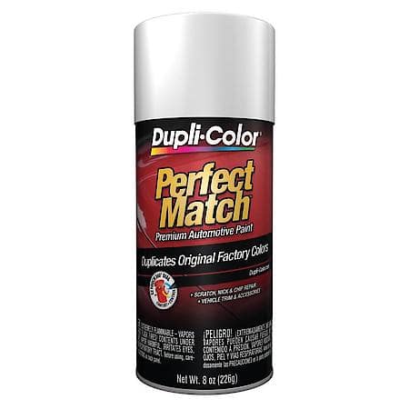 Perfect Match Automotive Paint, Universal White, 8-Oz