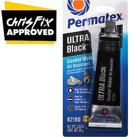 Ultra Black Maximum Oil Resistance Gasket Maker, 3.35 oz.