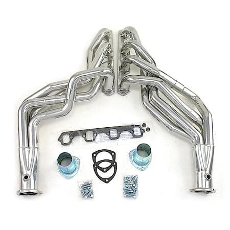 D6671 1 3/4" 4-Tube Full Length Header Ford Mustang Small Block Ford 79-93 Coated