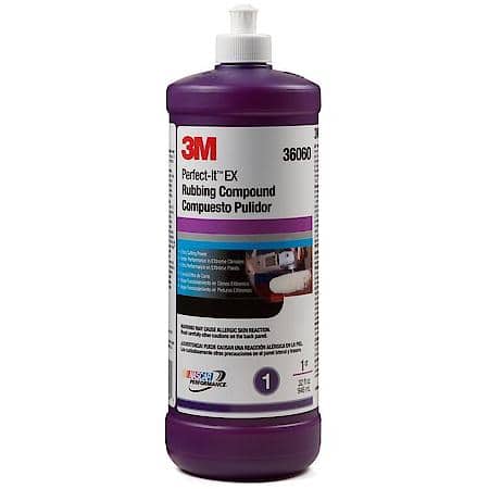 3M Perfect-It EX Rubbing Compound, 36060, Quart, 6 per case