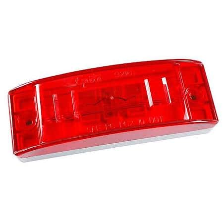Sealed Turtleback ® II Clearance Marker Light, Optic Lens, Red
