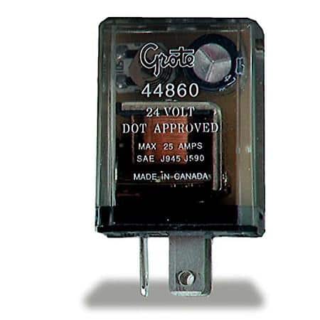 3 Pin Flasher, 12 Light Electromechanical (Pilot), 24V