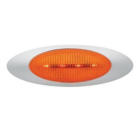 M1 Series LED Clearance Marker Light, .180 Molded Bullet with Bezel