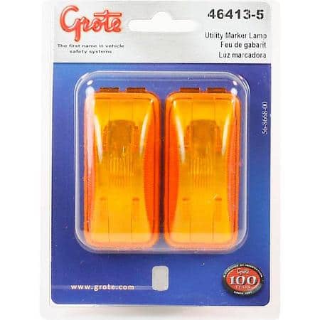 Clearance Marker Lamp, Yellow, Sealed Single Bulb