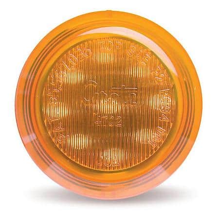 Clearance Marker Lamp, 2.5", Yellow, High Count LED, 9 Diode