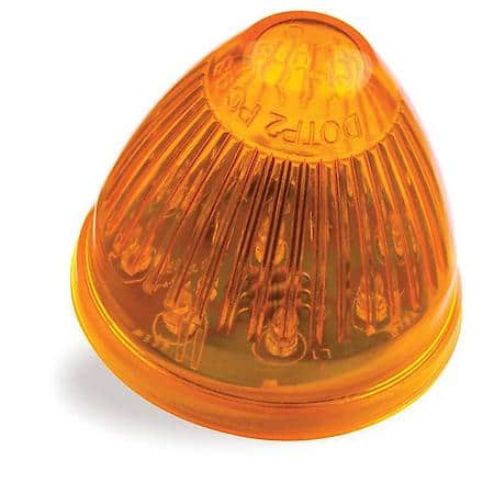 Clearance Marker Lamp - 2", Yellow, Beehive, 9 Diode, HiCount LED