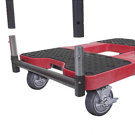 1,500 lb Industrial Strength E-Track Push Cart Dolly Red