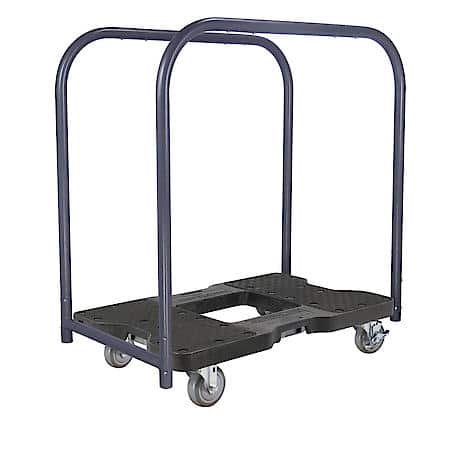 1,500 lb Industrial Strength E-Track Panel Cart Dolly Black