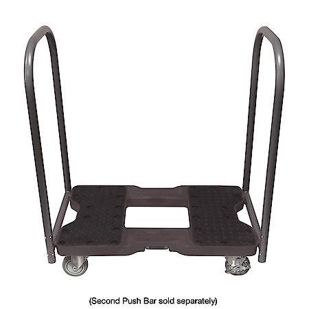 1,500 lb Industrial Strength E-Track Push Cart Dolly Black
